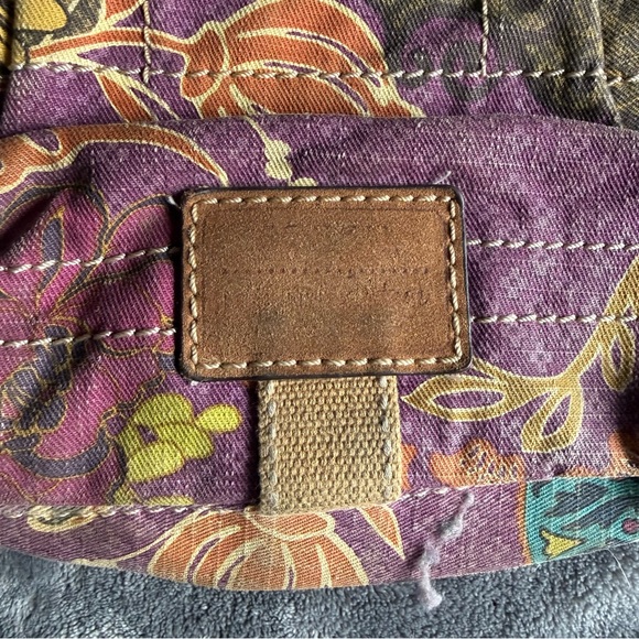 Fossil Multicolor Patchwork Mini Backpack Style Bag - Picture 6 of 6